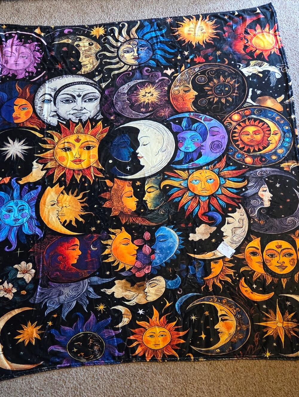 Celestial Dreamscapes Super Soft Throw Blanket 50"x58" NWT